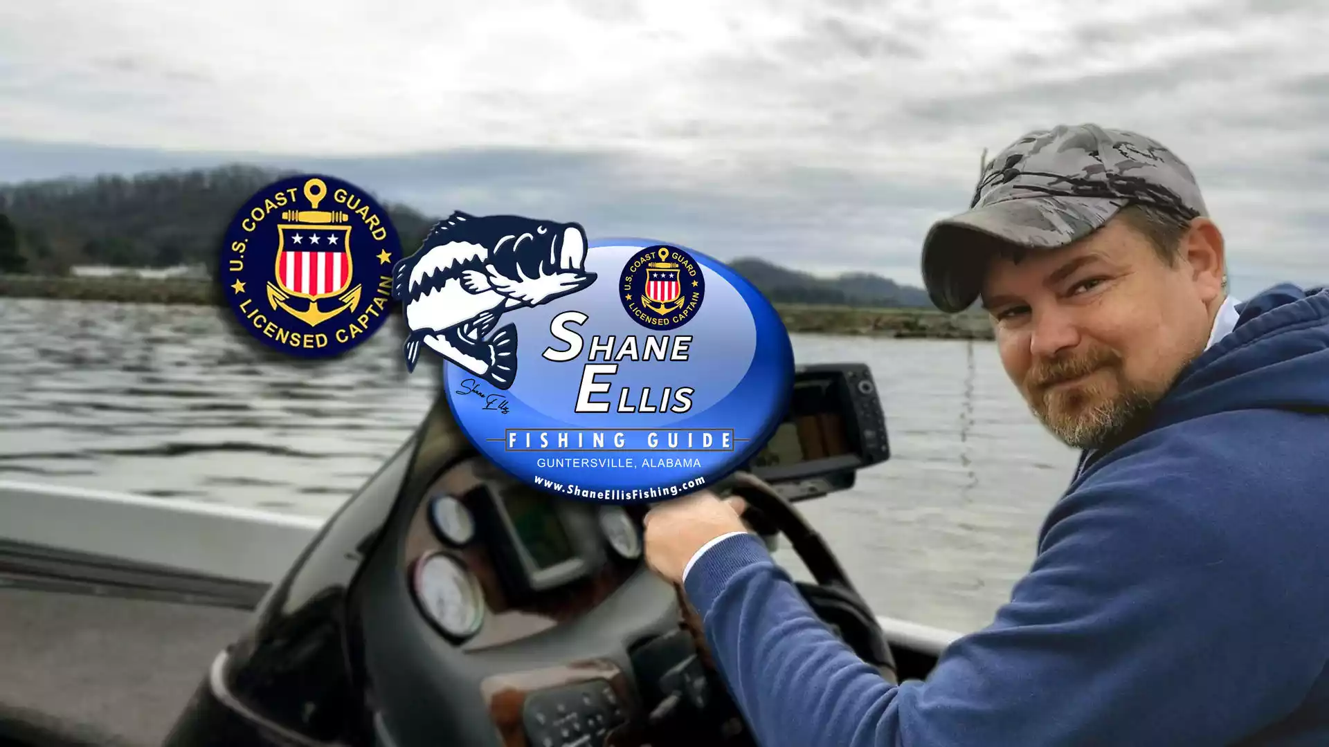 Captain Shane Ellis on Lake Guntersville